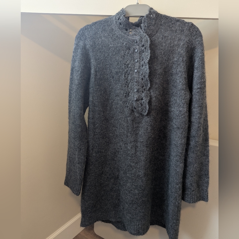 Sezane Gray Dress (Size XL)
